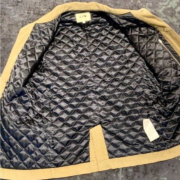 🔥 APC x Carhartt WIP Men's Beige/Tan Gabrielle Coat Size XS